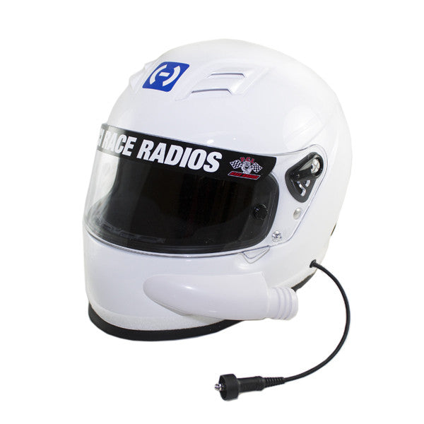 PCI Elite Wired HJC H10 SA2020 Helmet with RaceAir White