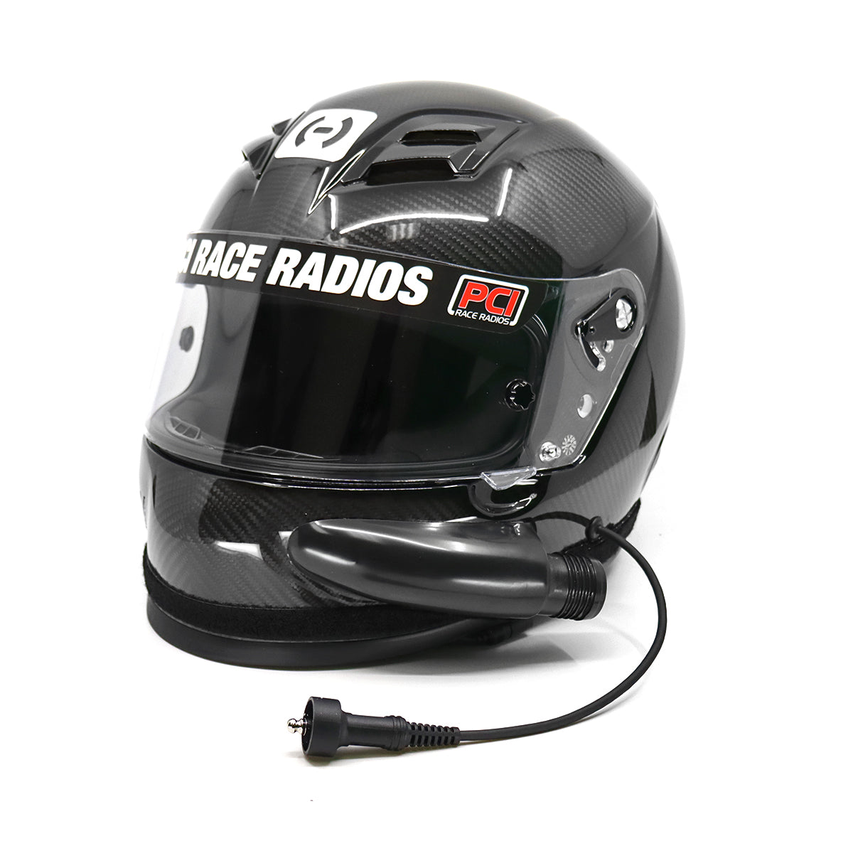 PCI Elite Wired HJC H10 Carbon SA2020 Helmet with RaceAir