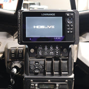 CanAm X3 Elite FS and HDS Live 7" GPS Billet Bracket Installed