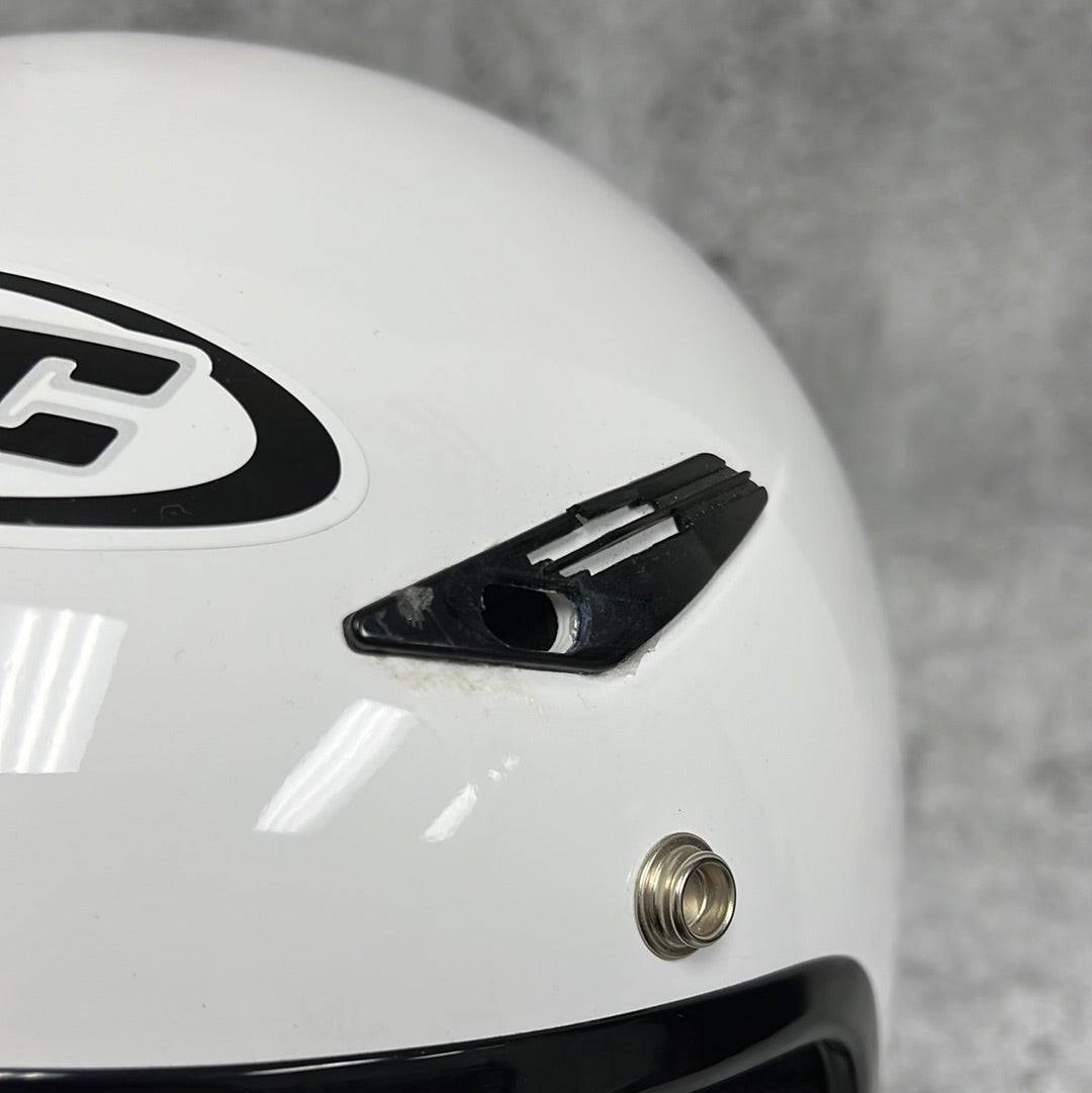 Clearance HJC CS-5N Open Face DOT Helmet White - PCI Race Radios