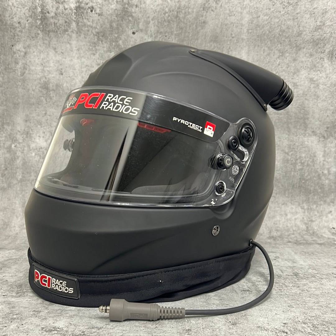 Clearance Trax Pyrotect SportMax DOT Helmet - PCI Race Radios