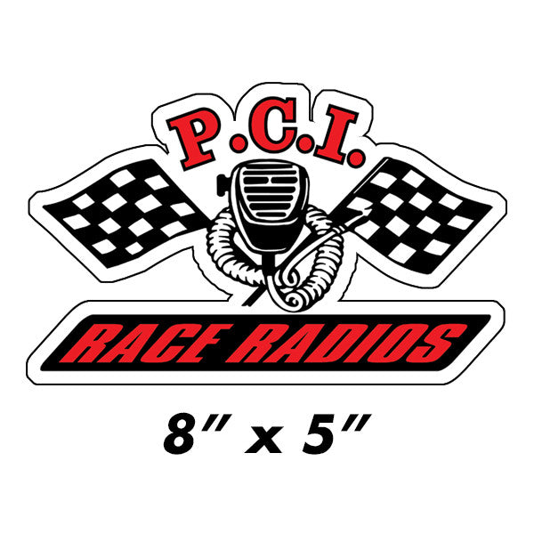 PCI Contingency Die Cut Sticker - PCI Race Radios